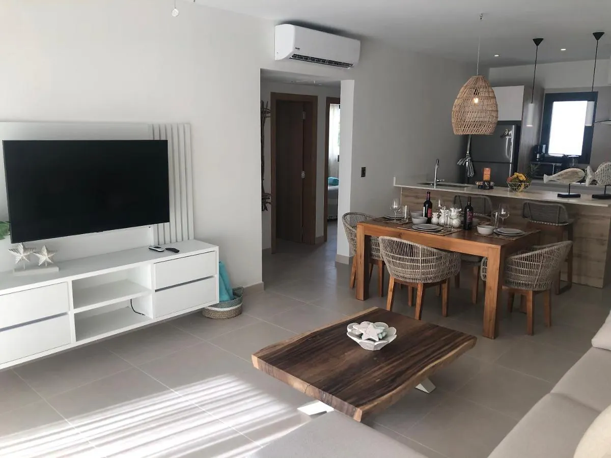 Hermoso Penthouse A Solo Pasos De La Playa 蓬塔卡纳 公寓