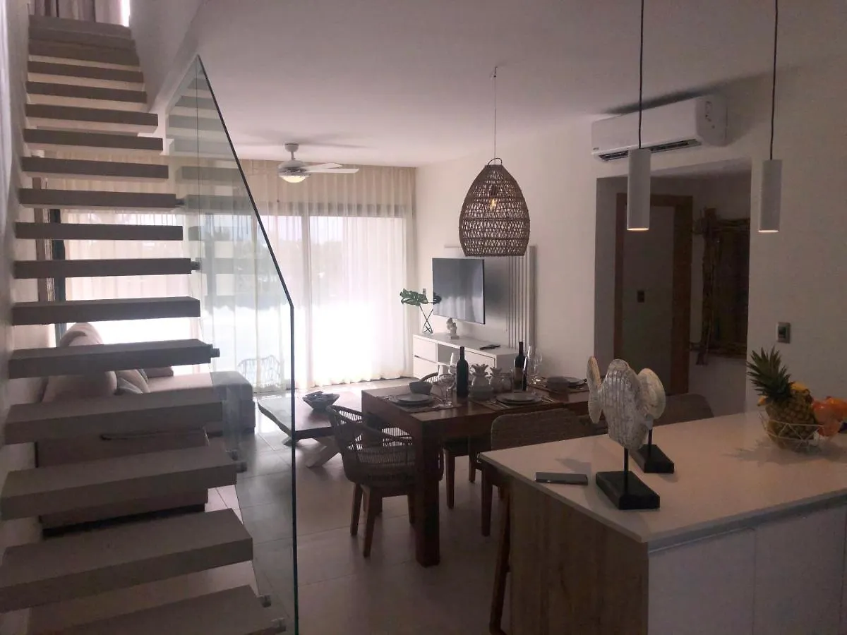 Hermoso Penthouse A Solo Pasos De La Playa 蓬塔卡纳